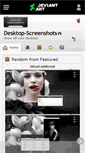 Mobile Screenshot of desktop-screenshots.deviantart.com