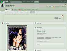 Tablet Screenshot of colour--blind.deviantart.com