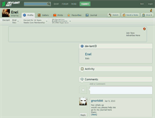 Tablet Screenshot of enel.deviantart.com