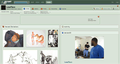 Desktop Screenshot of leadtaco.deviantart.com