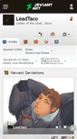 Mobile Screenshot of leadtaco.deviantart.com