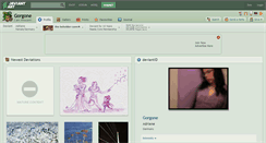 Desktop Screenshot of gorgone.deviantart.com