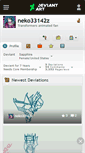 Mobile Screenshot of neko33142z.deviantart.com