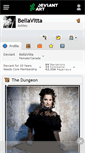 Mobile Screenshot of bellavitta.deviantart.com