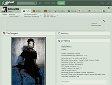 Tablet Screenshot of bellavitta.deviantart.com