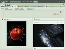 Tablet Screenshot of devianb.deviantart.com