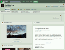 Tablet Screenshot of magiskabrivia.deviantart.com