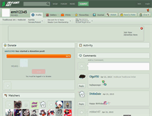 Tablet Screenshot of emi12345.deviantart.com