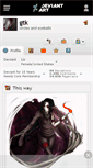 Mobile Screenshot of gtk.deviantart.com