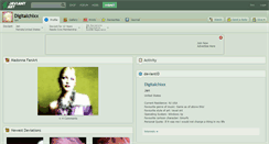 Desktop Screenshot of digitalchixx.deviantart.com