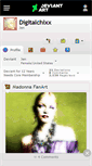 Mobile Screenshot of digitalchixx.deviantart.com