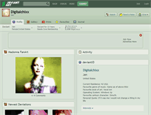 Tablet Screenshot of digitalchixx.deviantart.com