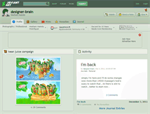 Tablet Screenshot of designer-brain.deviantart.com