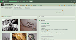 Desktop Screenshot of cut-throat-jake.deviantart.com
