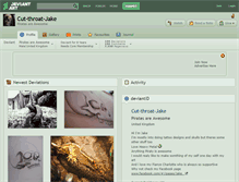 Tablet Screenshot of cut-throat-jake.deviantart.com