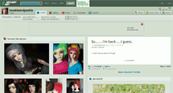 Desktop Screenshot of mookieandpookie.deviantart.com
