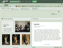 Tablet Screenshot of flanx.deviantart.com