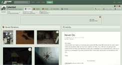 Desktop Screenshot of cyberdud.deviantart.com