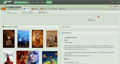 Desktop Screenshot of cryingsorceress.deviantart.com