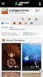 Mobile Screenshot of cryingsorceress.deviantart.com