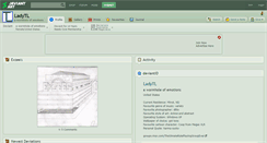 Desktop Screenshot of ladytl.deviantart.com