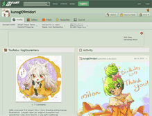 Tablet Screenshot of kunogi09midori.deviantart.com