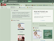 Tablet Screenshot of dante-devilmaycry3.deviantart.com