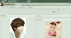 Desktop Screenshot of cherrypinklumiere.deviantart.com