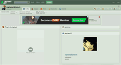 Desktop Screenshot of nameunknown.deviantart.com