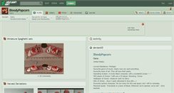 Desktop Screenshot of bloodypopcorn.deviantart.com