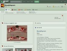Tablet Screenshot of bloodypopcorn.deviantart.com