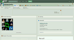 Desktop Screenshot of defying-gravity.deviantart.com