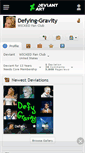 Mobile Screenshot of defying-gravity.deviantart.com