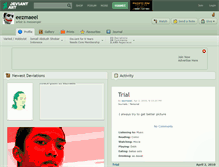 Tablet Screenshot of eezmaeel.deviantart.com