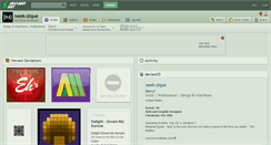 Desktop Screenshot of neek-zique.deviantart.com