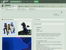 Tablet Screenshot of castaras.deviantart.com