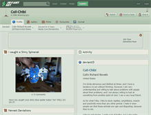 Tablet Screenshot of coli-chibi.deviantart.com