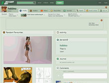 Tablet Screenshot of hokimo.deviantart.com