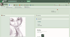 Desktop Screenshot of curlyq.deviantart.com