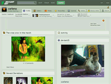 Tablet Screenshot of corleno.deviantart.com