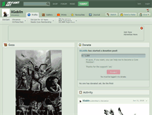 Tablet Screenshot of ilgoblin.deviantart.com