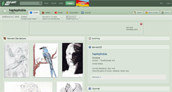 Desktop Screenshot of haptephobia.deviantart.com