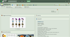 Desktop Screenshot of elletheowyn.deviantart.com