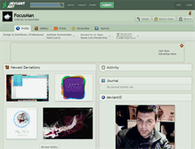Tablet Screenshot of focusman.deviantart.com