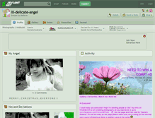 Tablet Screenshot of lil-delicate-angel.deviantart.com