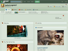 Tablet Screenshot of jupiterknight007.deviantart.com