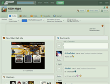 Tablet Screenshot of n30n-night.deviantart.com