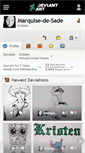 Mobile Screenshot of marquise-de-sade.deviantart.com