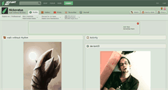 Desktop Screenshot of nickovatus.deviantart.com