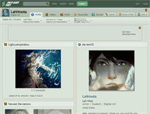 Tablet Screenshot of lahhtoota.deviantart.com